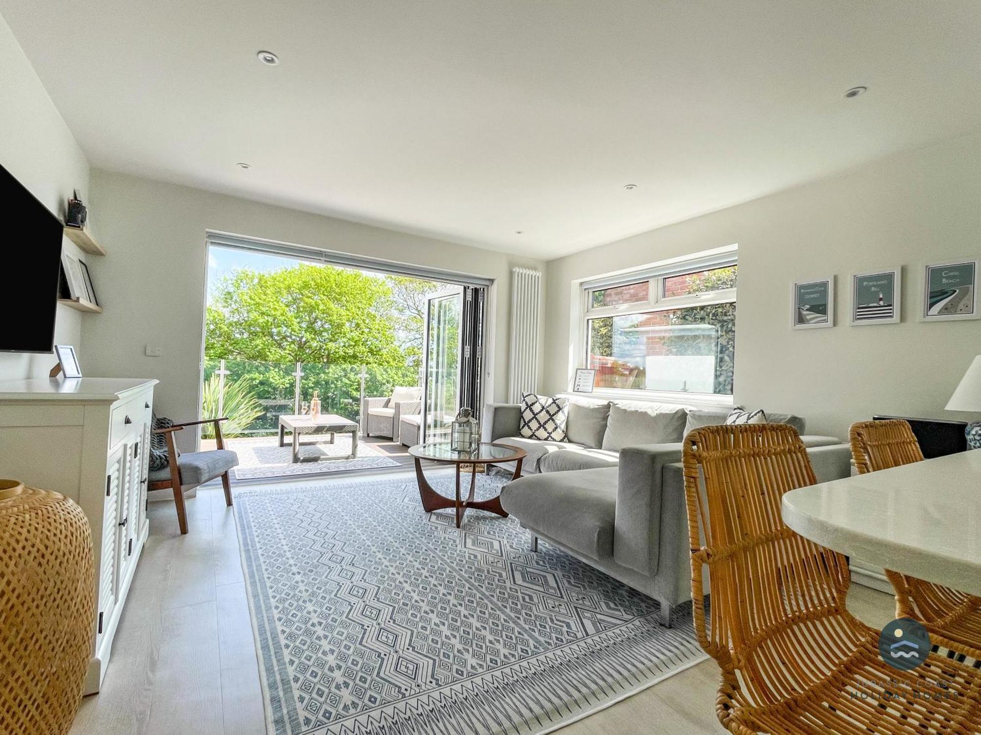 Seafeathers - Luxury Holiday Home With Sea Views Overcombe Exteriör bild